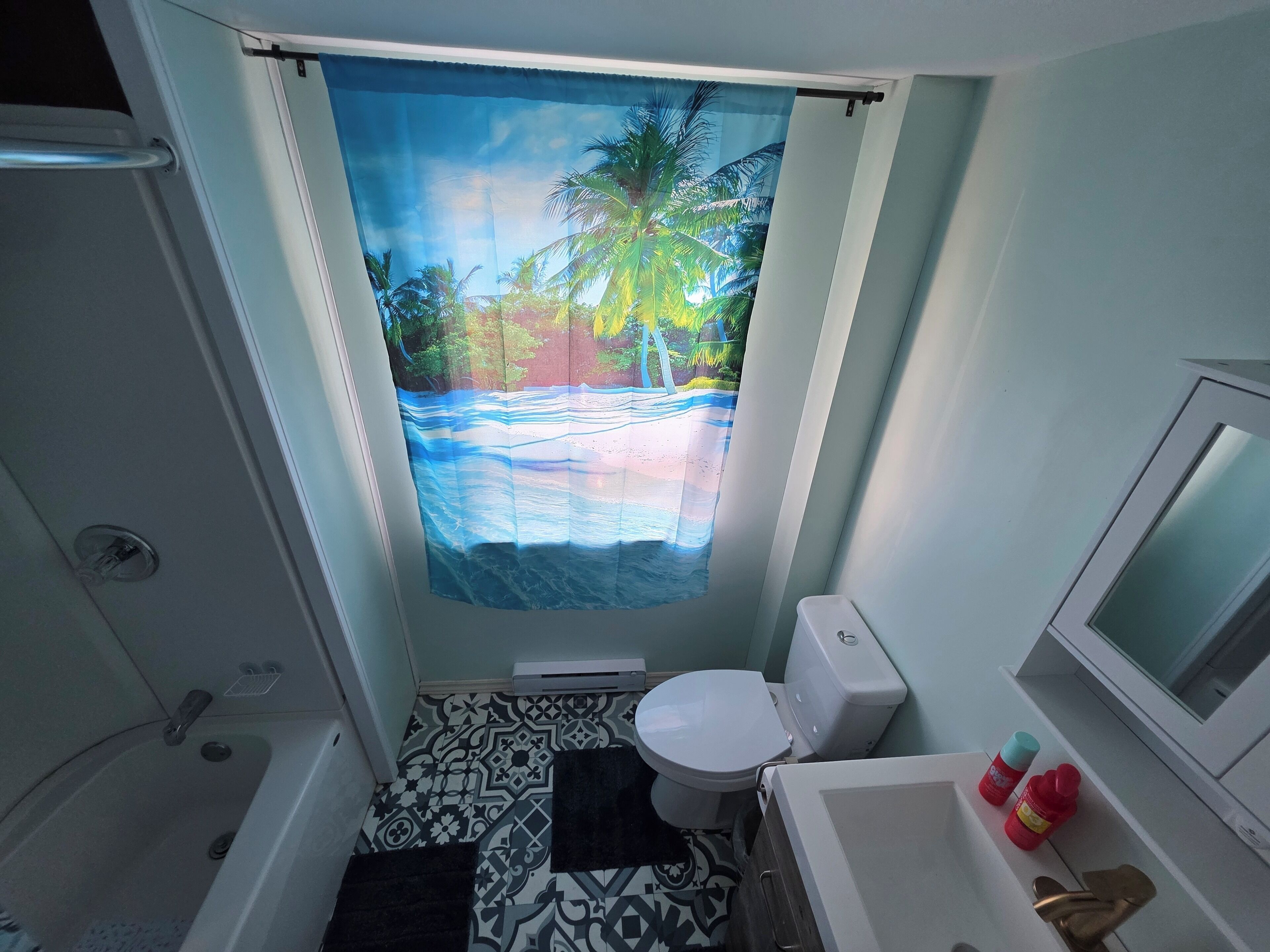 Towels, soap, toilet paper