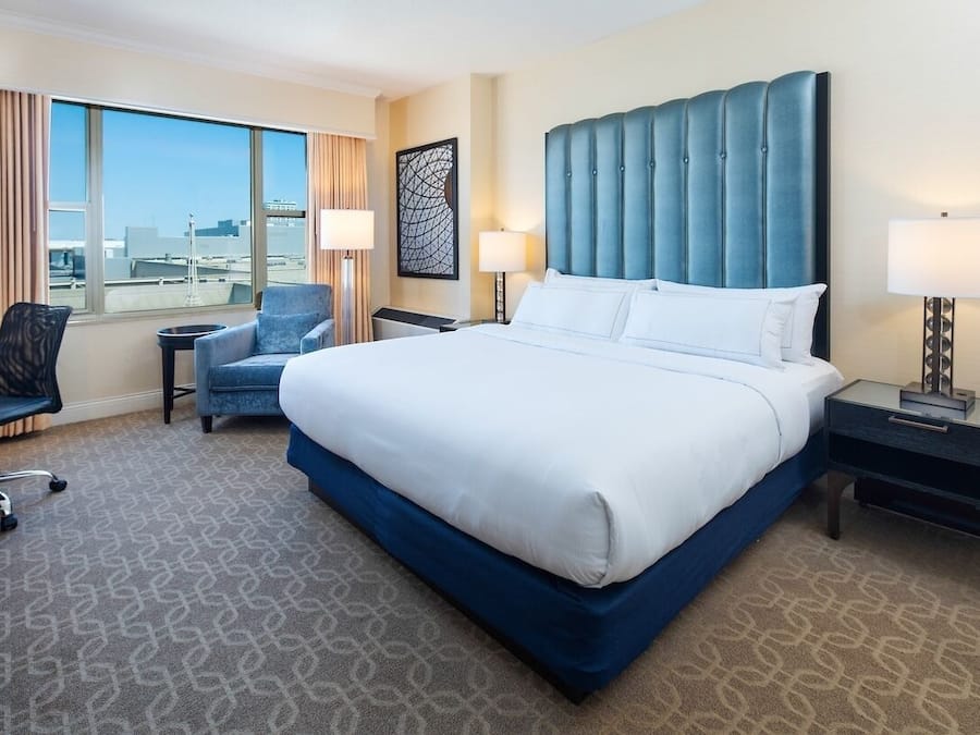 In-room safe, desk, laptop workspace, blackout curtains