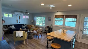 TV connectée, cheminée