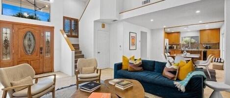 Televisión, chimenea