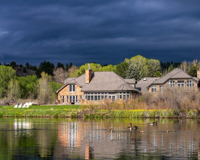 Luxury Lodge + Chef & Housekeeper, Full Service. All food, beer, wine, & spirits