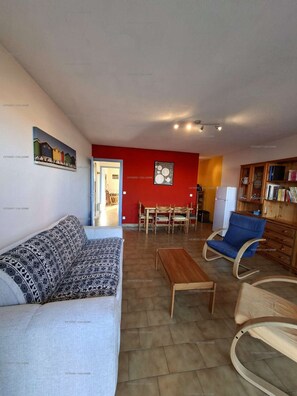 TV, DVD player, video library - 4SOM5- One-bedroom apartment with lovely views of the hills (COLLIOURE)
