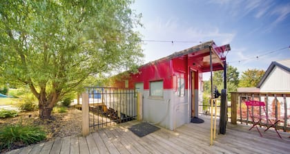 'red NY Central,' Converted Railcar in Dubois!