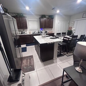 Microwave, stovetop, dishwasher