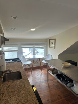 Private kitchen - Charming waterfront 1-bedroom apartment in Georgetown with a boat slip included. (Georgetown)