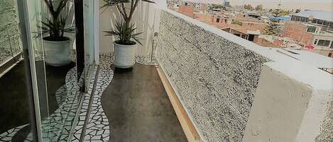 Design Apartment, Balcony, City View | Terrace/patio