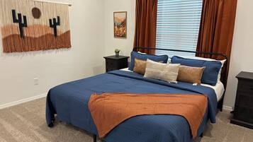 3 bedrooms, iron/ironing board, WiFi, bed sheets