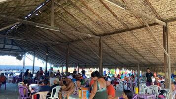 Opções para refeição ao ar livre