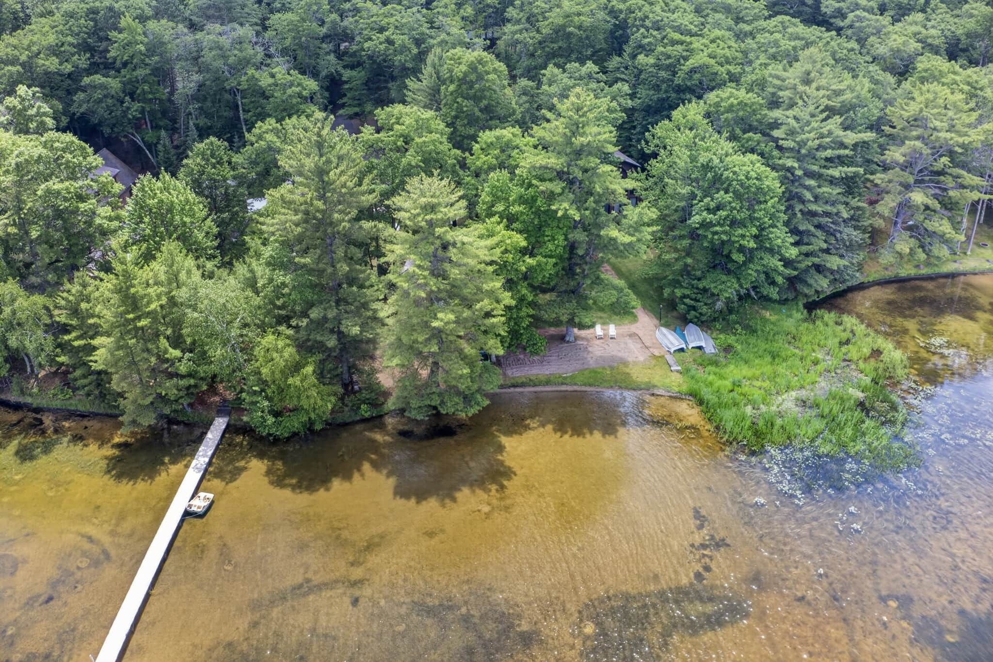 Aerial view from Lake
