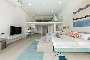 House, Balcony, Pool View | In-room safe, iron/ironing board, free WiFi - Unique Pool Slide Access Townhouse (Bophut)