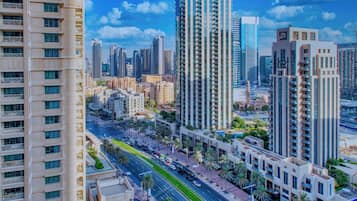 Apartament Deluxe, 1 dormitori, balcó, vistes a la ciutat | Balcó