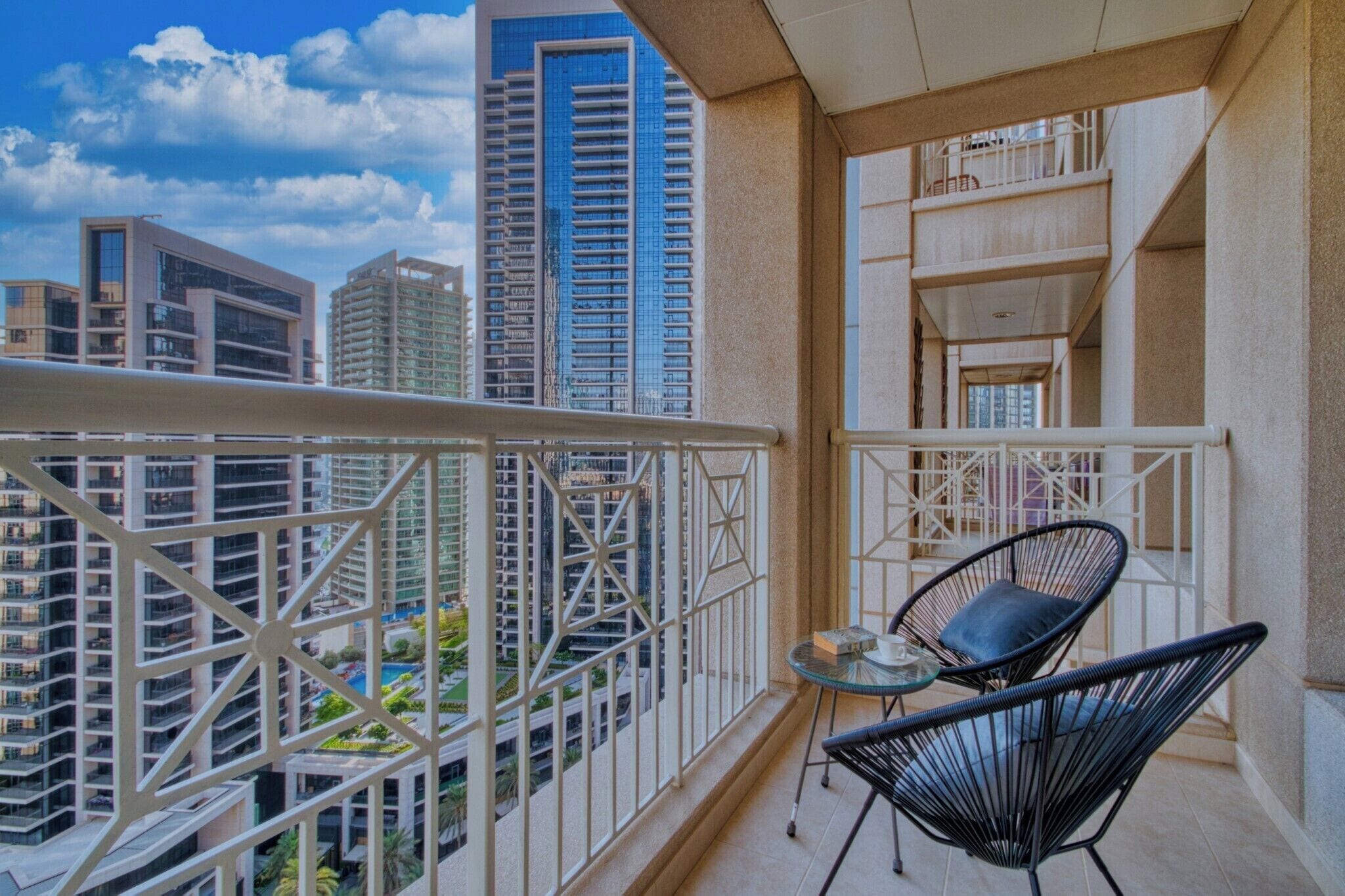 Deluxe Apartment, 1 Bedroom, Balcony, City View | Balcony