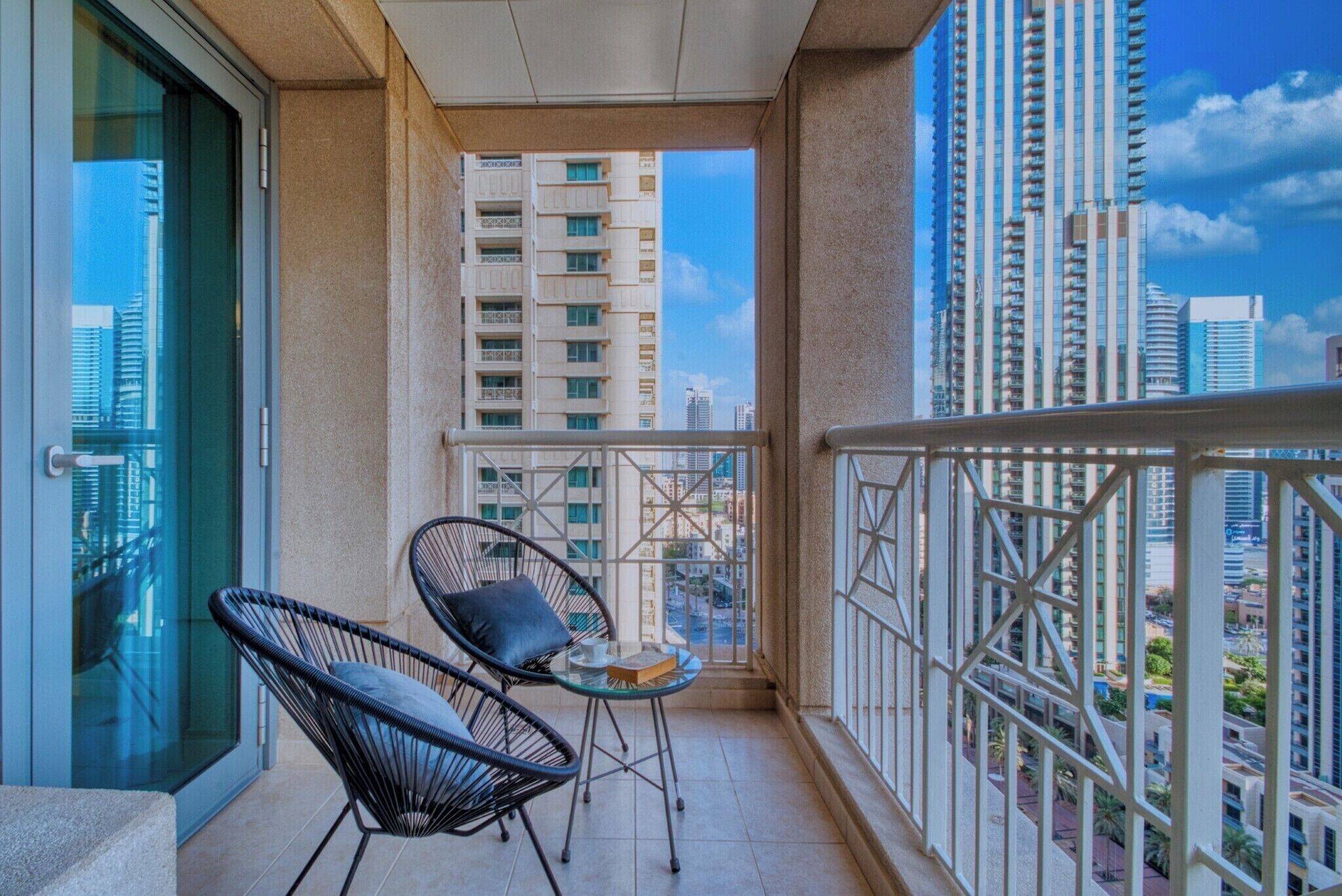 豪華公寓, 1 間臥室, 陽台, 城市景觀 | 陽台