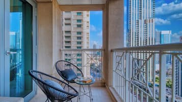 Deluxe Apartment, 1 Bedroom, Balcony, City View | Balcony
