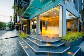 Fachada da propriedade