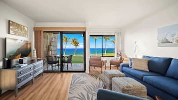 Smart TV, books, stereo