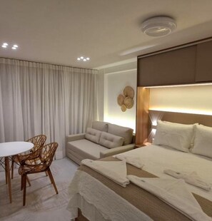 1 soverom, strykejern/-brett, wi-fi og sengetøy