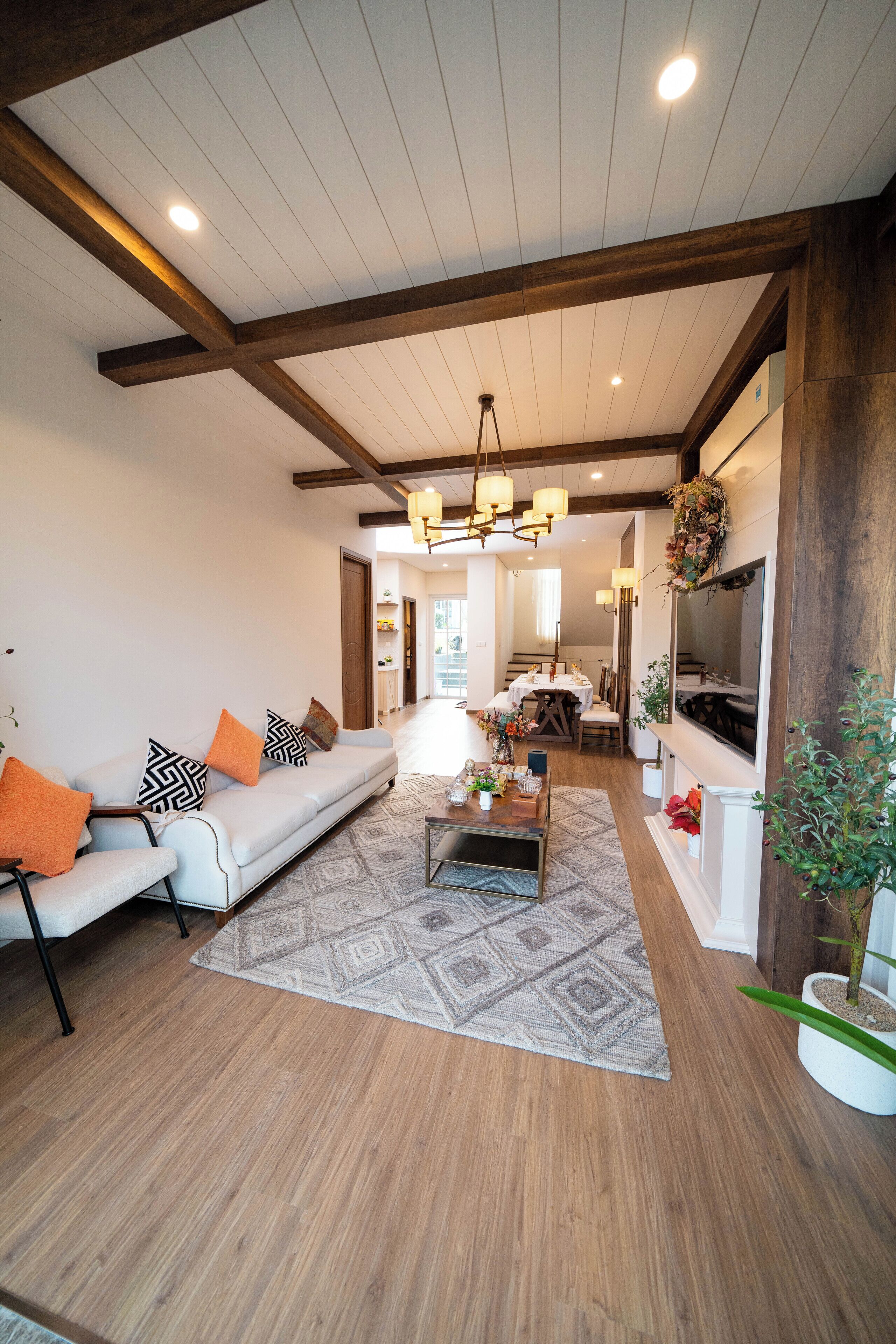 Panoramic Villa, 3 Bedrooms, Private Bathroom, Oceanfront | Living area