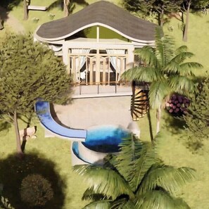 Deluxe Double Room, Balcony, Hill View