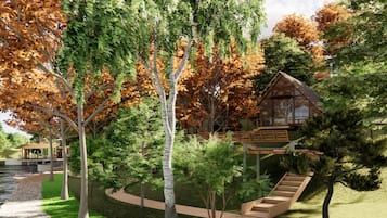 Kamar Double Deluks, balkon, pemandangan bukit | Wi-Fi gratis