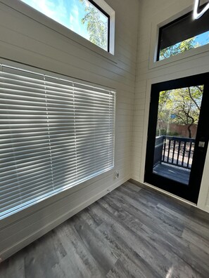 Chalet Luxe, patio | Coin séjour