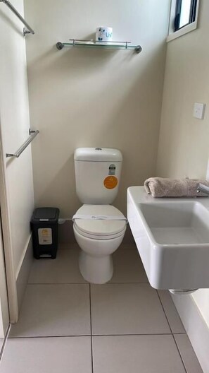 Free toiletries, hair dryer, towels, soap
