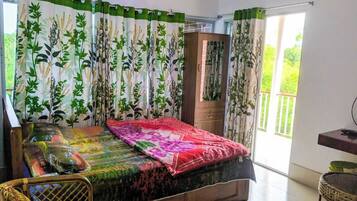 Deluxe-Doppelzimmer, Balkon, Gartenblick