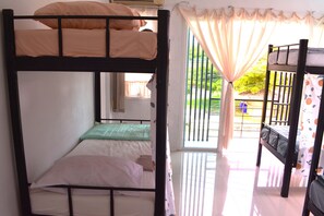 Standard Shared Dormitory, Balcony, Park View | In-room safe, laptop workspace, free WiFi