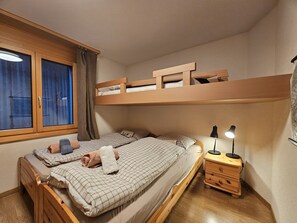 2 chambres, draps fournis