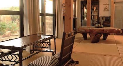 64 years traditianal okinawa house YuSuiJu in village