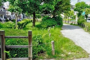 Udsigt fra overnatningsstedet