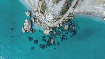 Blick von der Unterkunft