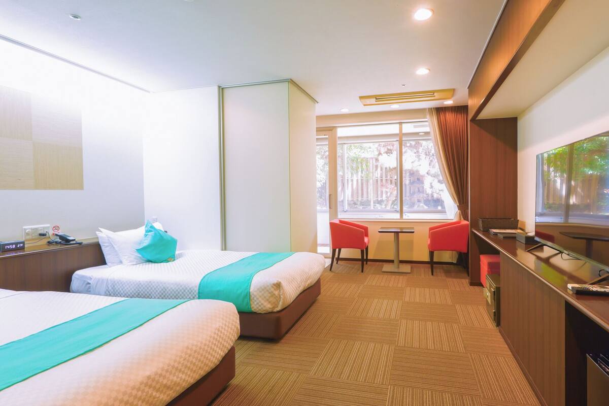 Habitación de estilo japonés | Wifi gratis y ropa de cama 