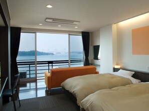 [Barrier-free room], Non smoking | Free WiFi, bed sheets