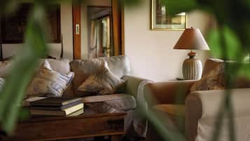 Luxury Villa, Balcony, Garden View | Living area | Flat-screen TV, DVD player, toys, printers