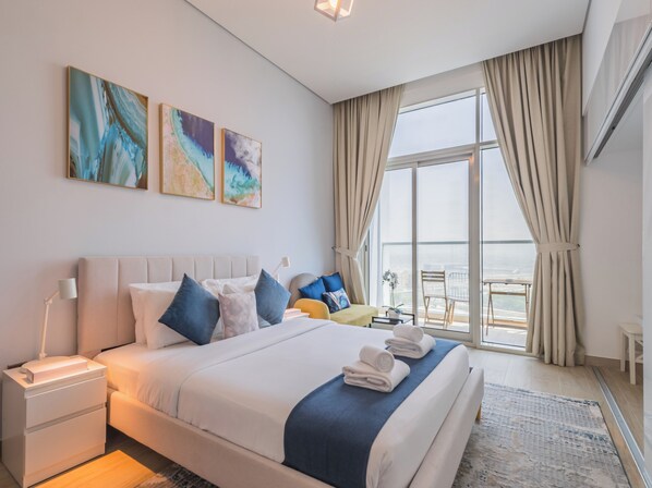 إستديو ديلوكس - بشرفة - منظر للمدينة | واي فاي مجانًا