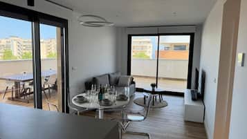 Apartamento, 2 habitaciones, accesible para personas con discapacidad, fumadores | Zona de estar