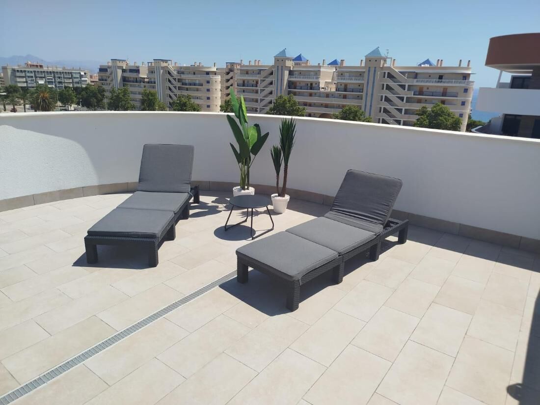 Appartement, 2 chambres, accessible aux personnes à mobilité réduite, fumeur | Terrasse/Patio