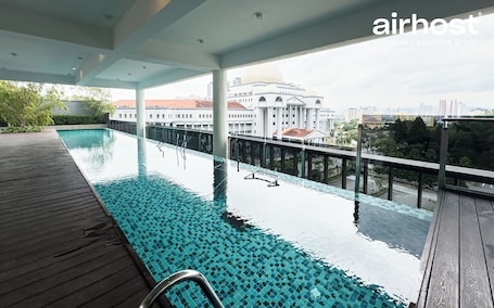 Indoor pool, outdoor pool. Met1 Residences Mont Kiara by Airhost