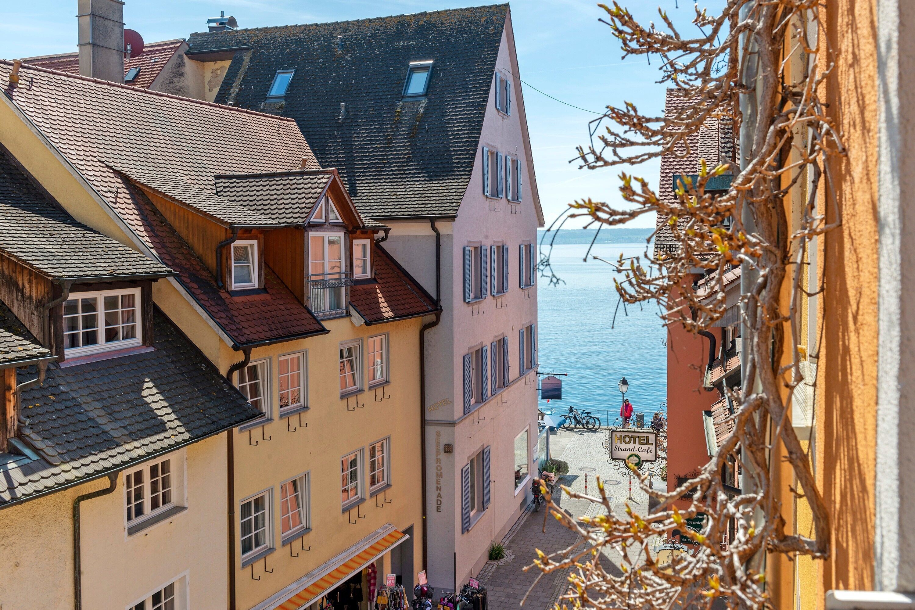 Blick von der Unterkunft