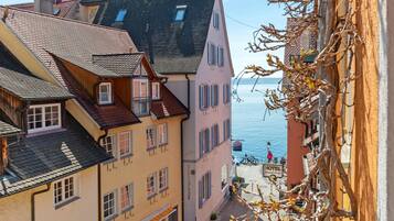 Vue depuis lâhĂ©bergement