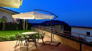 Blick von der Unterkunft