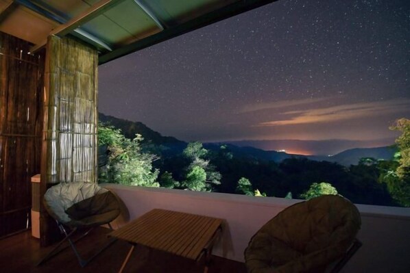 Uitzicht vanuit accommodatie