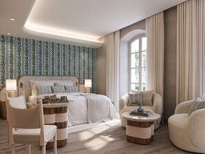 Deluxe Room, Balcony | In-room safe, iron/ironing board, free WiFi - Hôtel de la Fontaine (Lourmarin)