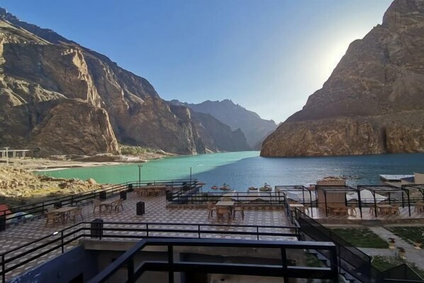 Uitzicht vanuit accommodatie