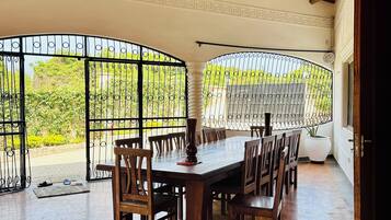 Outdoor dining