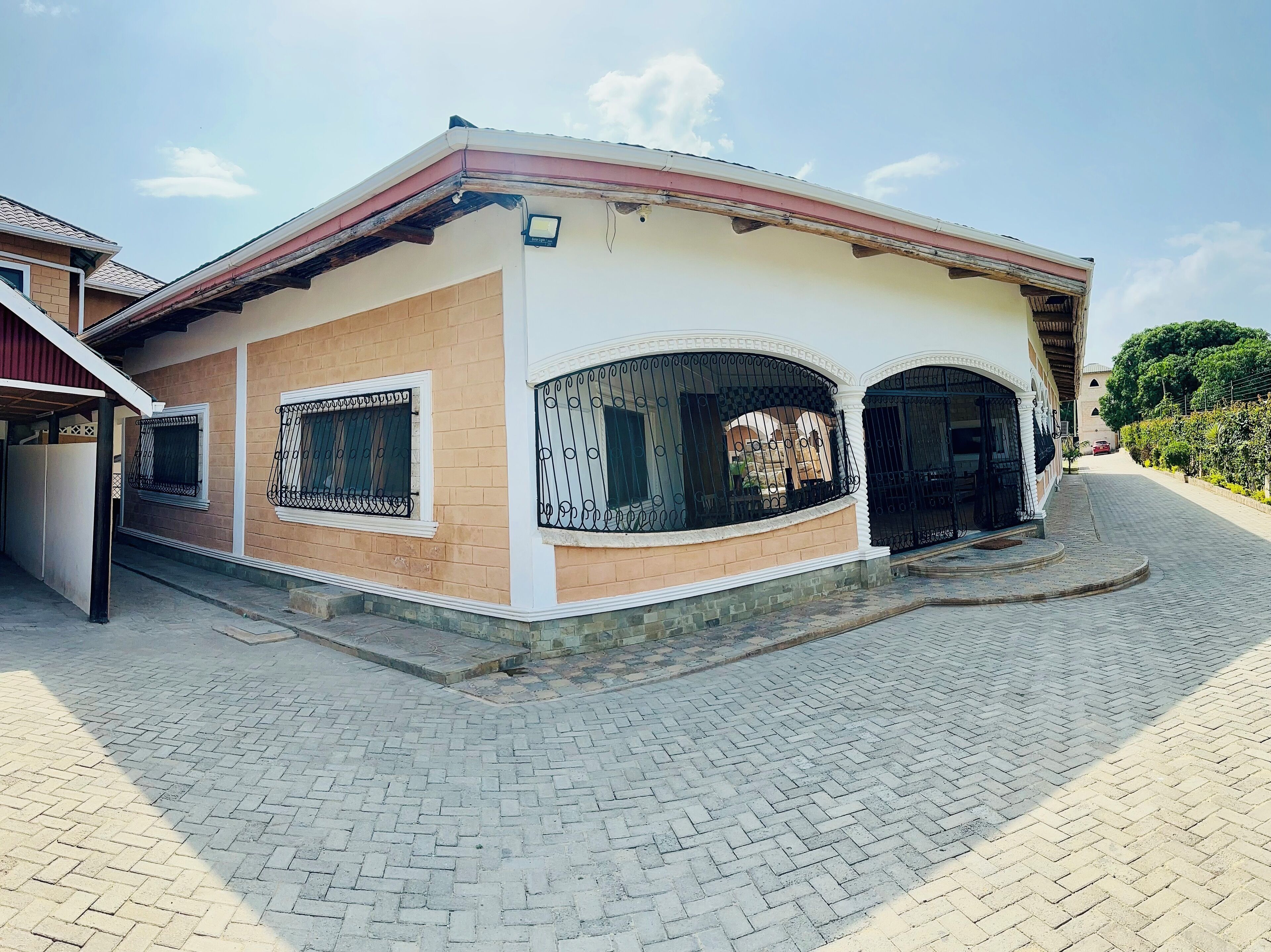 Fassade der Unterkunft