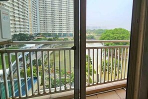 Uitzicht vanuit accommodatie