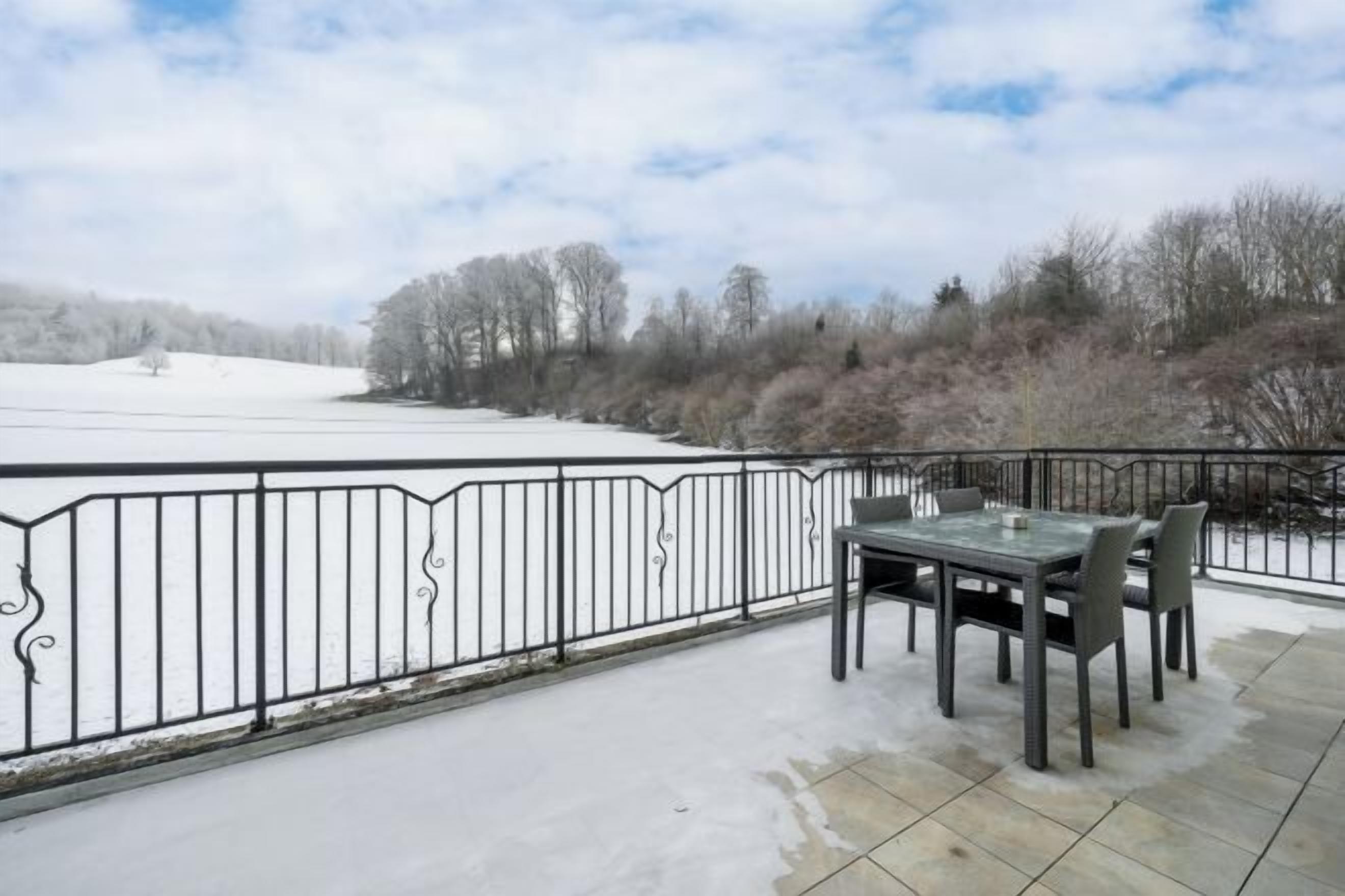 Blick von der Unterkunft