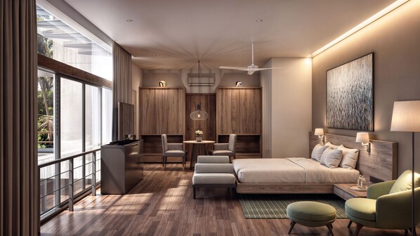 Superior Suite with Courtyard view - Complimentary 15 Mins. Head & Shoulder Massage for Two, Airport | Escritorio, espacio para trabajar con laptop y wifi gratis 